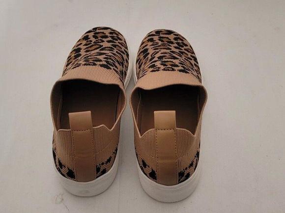 Bryna Knit Leopard Print Sneakers (Wonderly) Size 7M - Picture 3 of 4